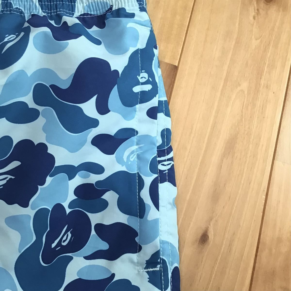 ☆2XL☆ BAPE ABC camo blue Beach shorts a bathing ape エイプ ベイプ アベイシングエイプ 迷彩  ナイロン ABCカモ ハーフパンツ - メルカリ