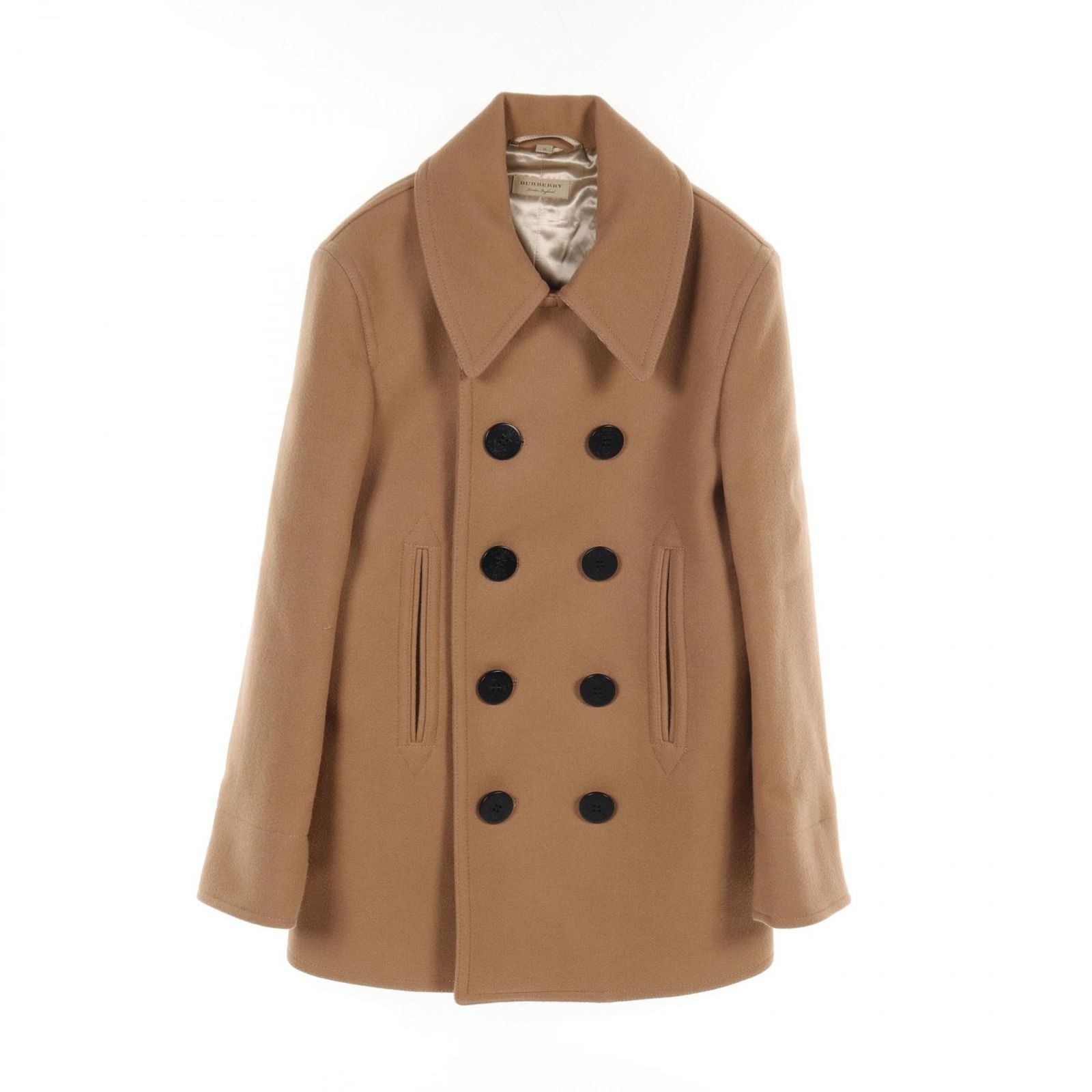 バーバリー BURBERRY ピーコート CLAYTHORPE キャメル ウール バーバリー BURBERRY ピーコート CLAYTHORPE キャメル ウール