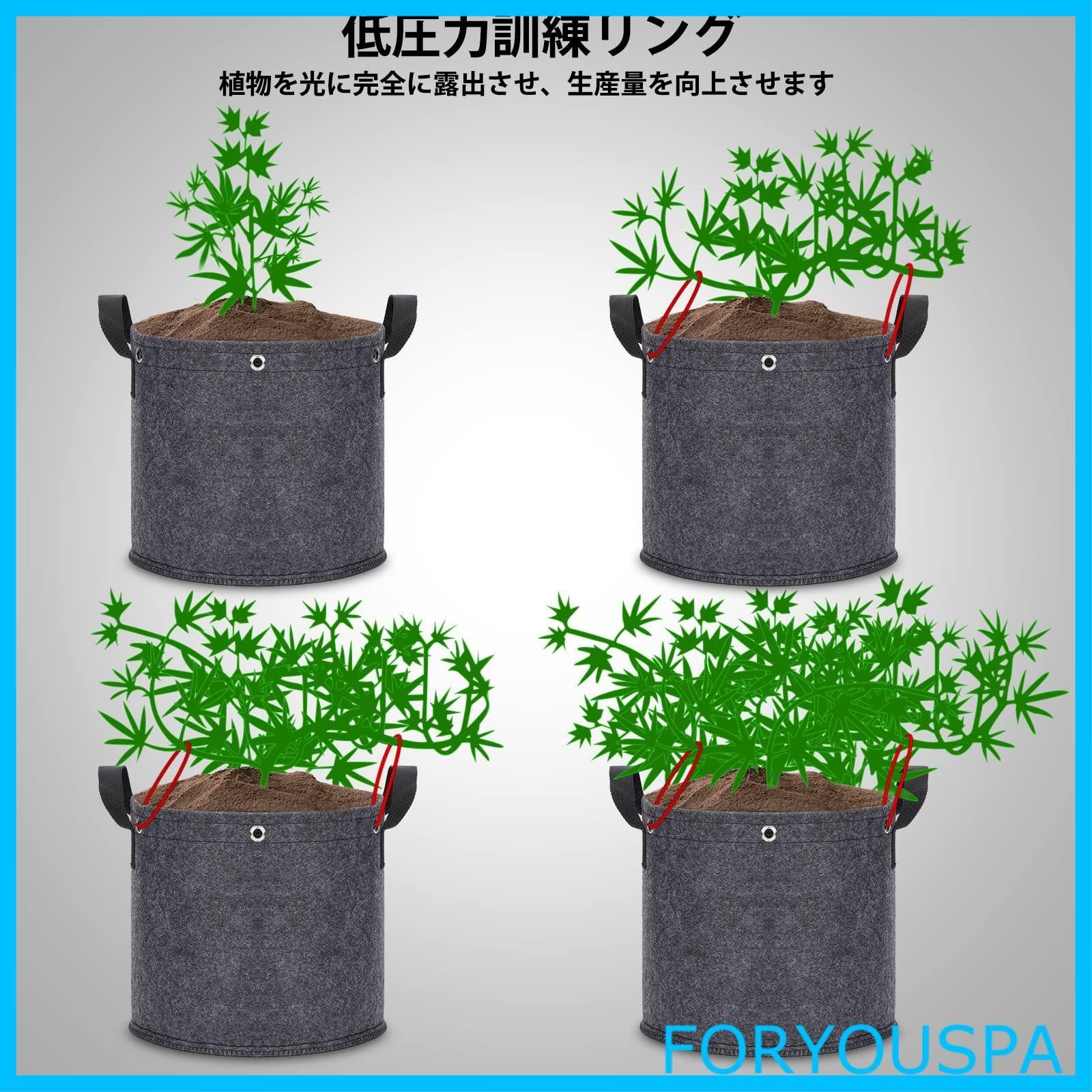 光るプランター 太く 植物を育てるのに最適