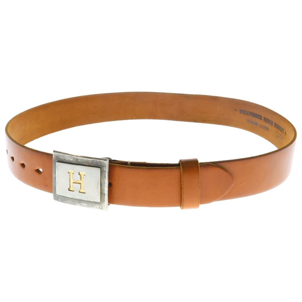 レザー ブラウン ベルト ハリウッドランチマーケット BLUEBLUE 本革