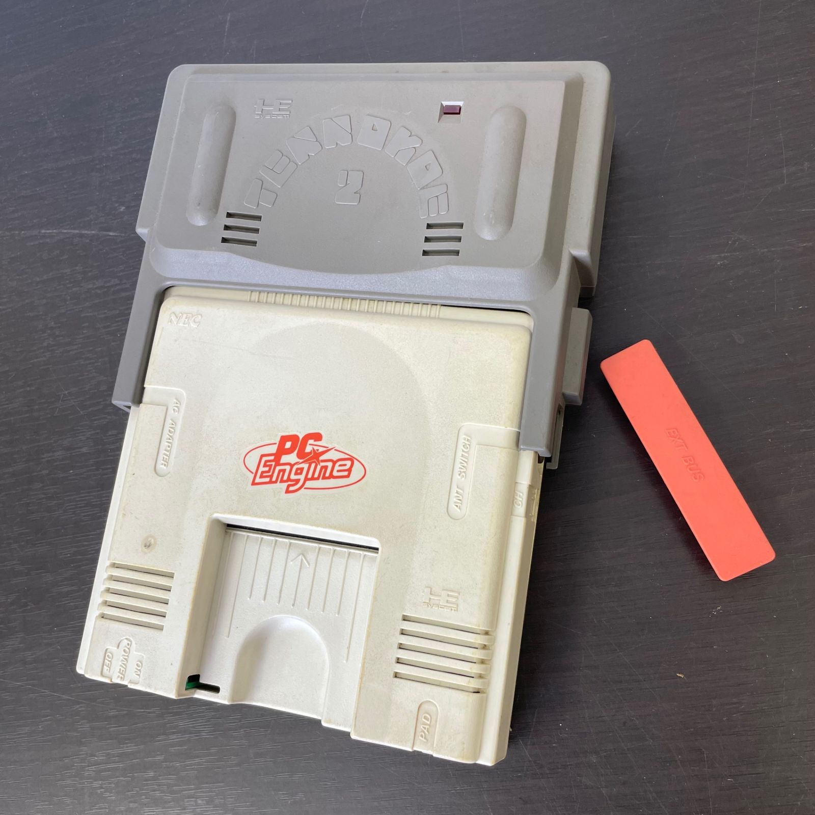 〈7点まとめ売り〉ジャンク品　PC Engine PCエンジン　本体　天の声2 コントローラー　マルチタップ　ジョイタップ3 7点まとめ売り〉ジャンク品 PC Engine PCエンジン 本体 天の声2