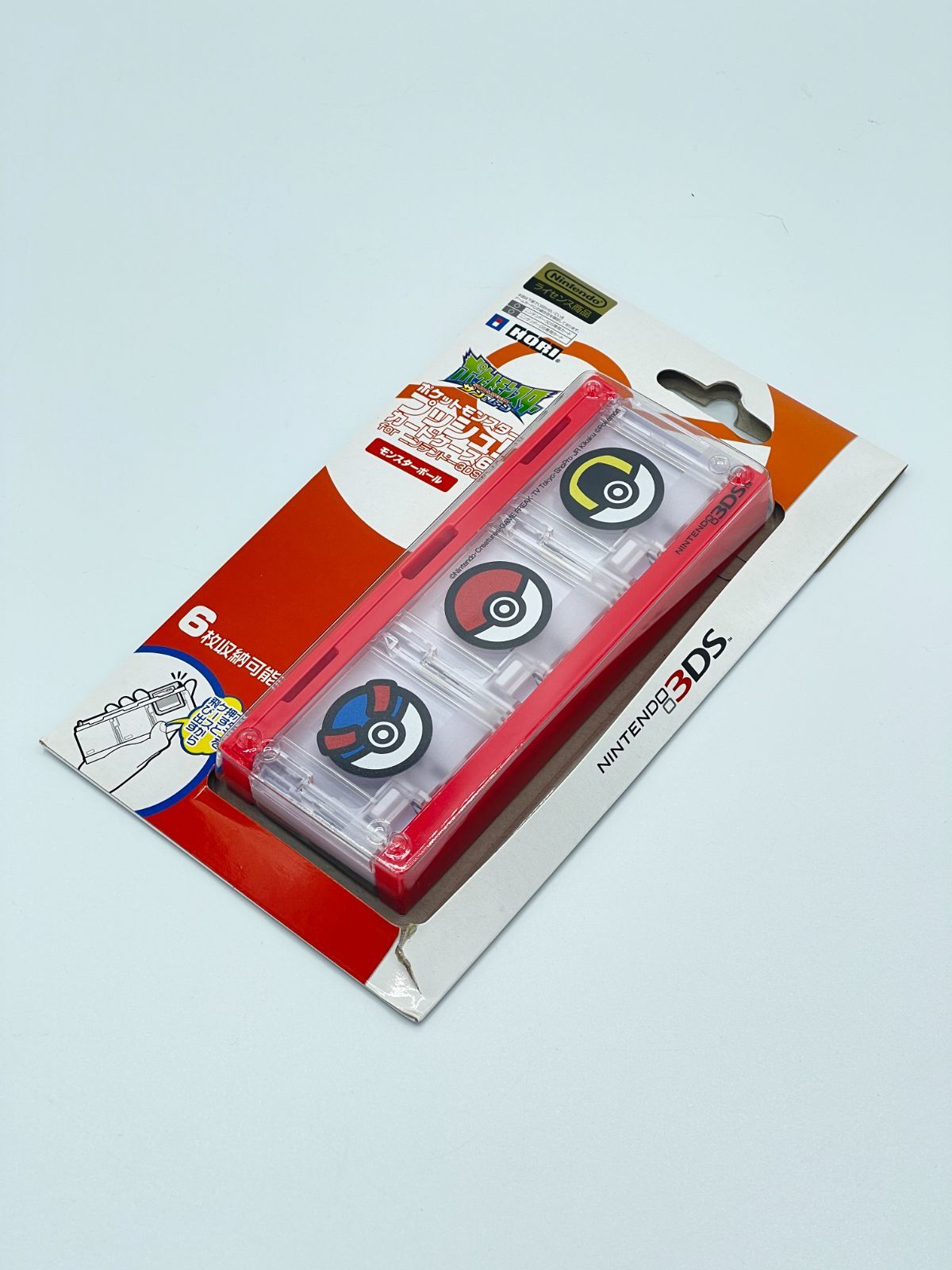 HORI ホリ ポケットモンスタープッシュカードケース6 for ニンテンドー3DS モンスターボール ニンテンドー3DS DS対応 3DS-261  メルカリShops