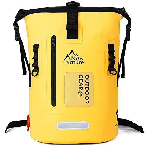 黄25L VILOCY ビロシー リュック 完全防水 25L 45L 大容量 ロールトップ バックパック リュックサック ドライバッグ アウトドア  登山 ダイビング 黄色25L - メルカリ