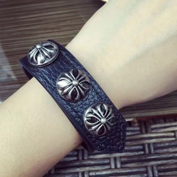 クロムハーツ 3BTN/2SNP/クロスボール3ボタン2スナップ レザー