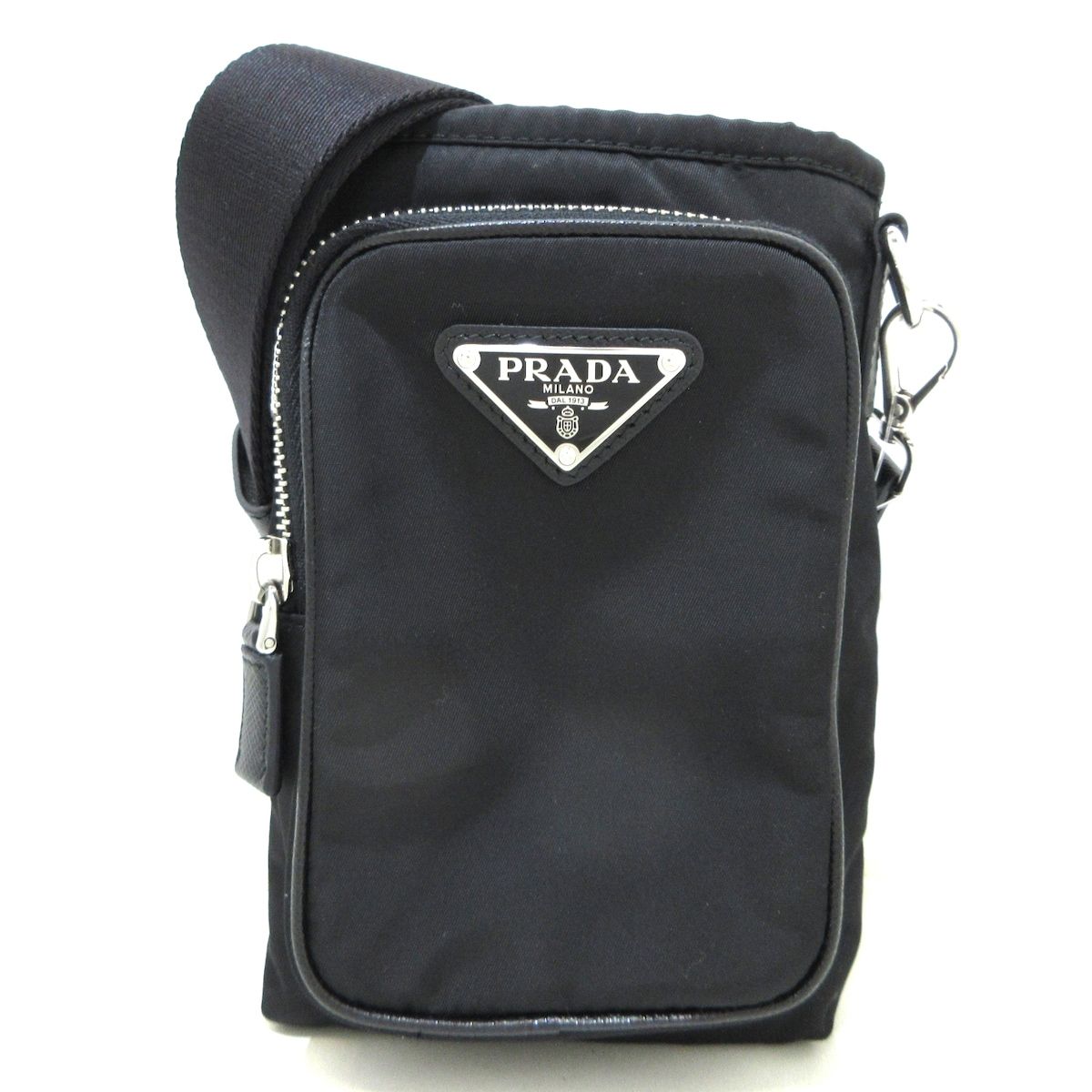 PRADA(プラダ) ショルダーバッグ美品 - 2ZH155 黒 ミニバッグ ...