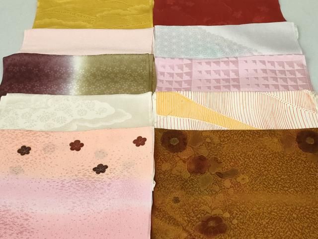 平和屋着物 和装小物 帯揚げ10枚 正絹 DAAV8189by