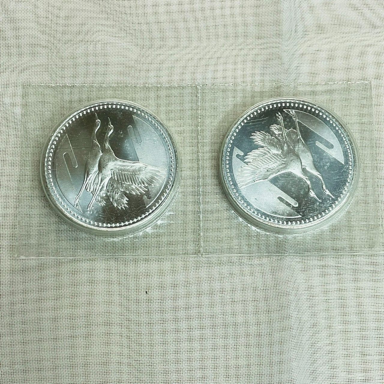 ☆ 皇太子殿下御成婚記念 五千円銀貨 2枚おまとめ ☆ 5000円銀貨