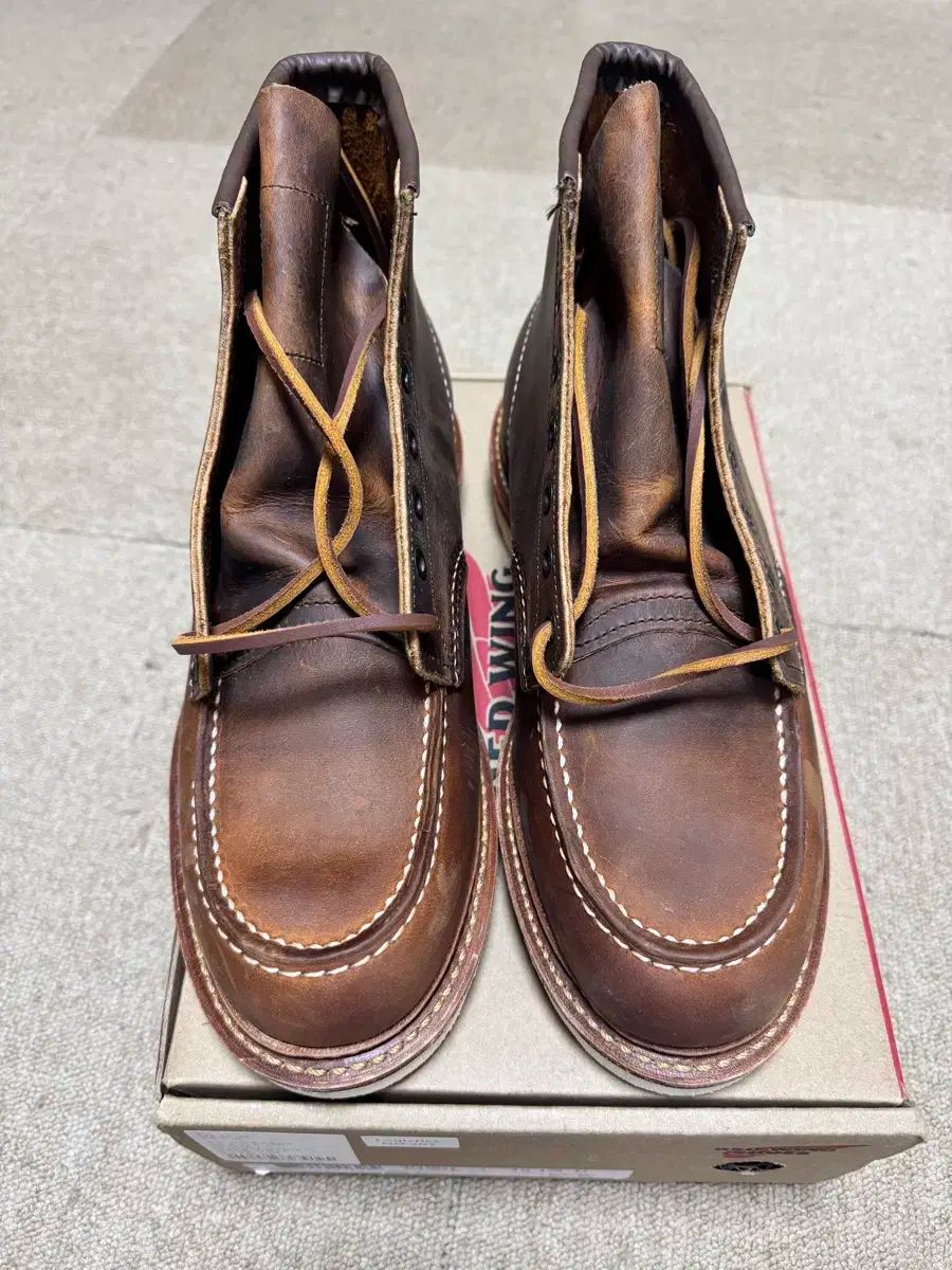 RED WING レッドウィング 6 インチ モックトゥ 銅 ラフ＆ タフ 285