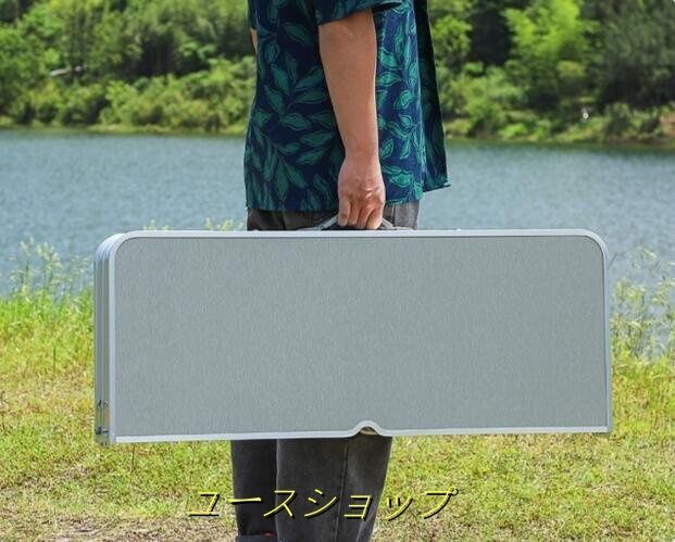 外露用の折りたたみダイニングテーブルと椅子