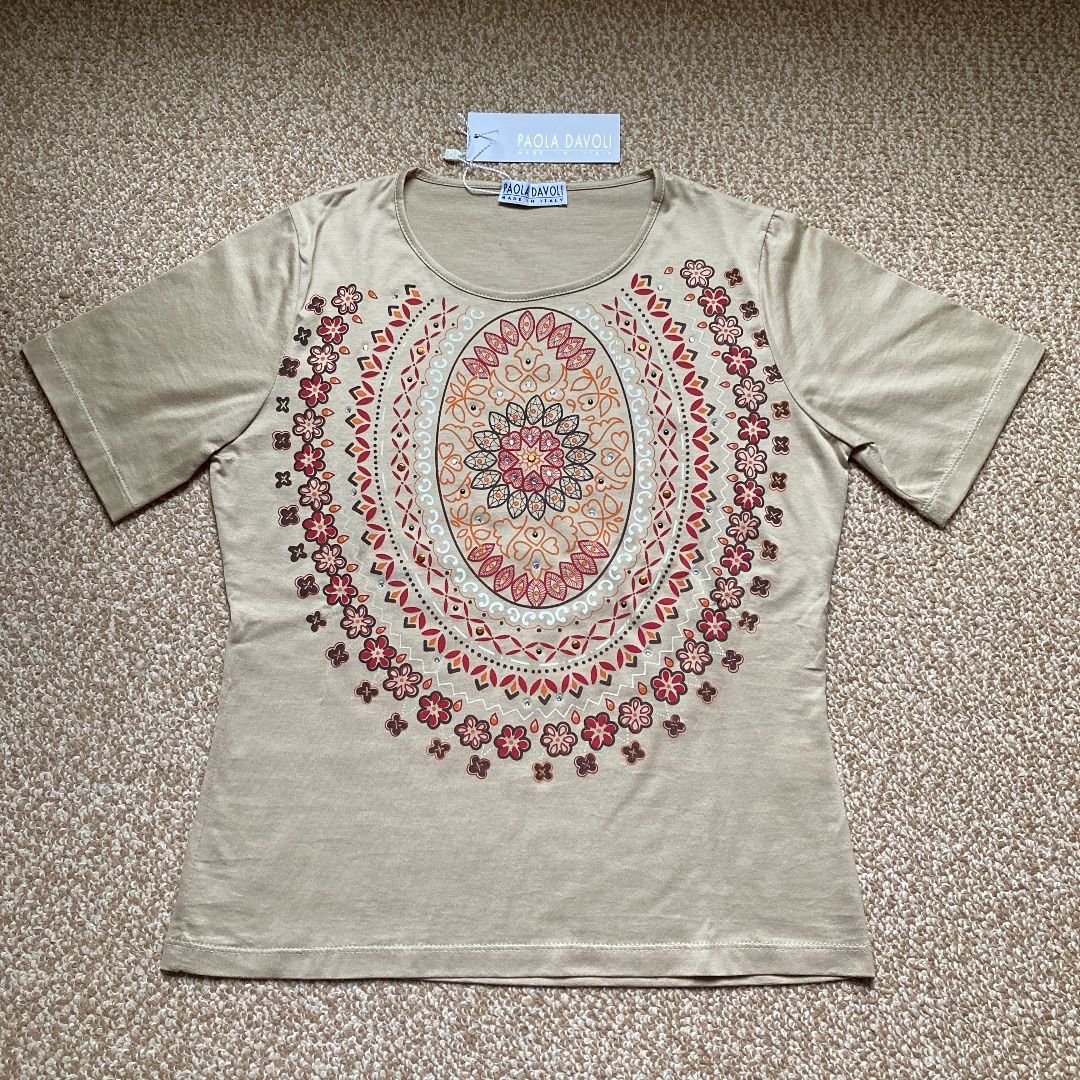 Paola あたえる davoli. カットソー イタリア製 