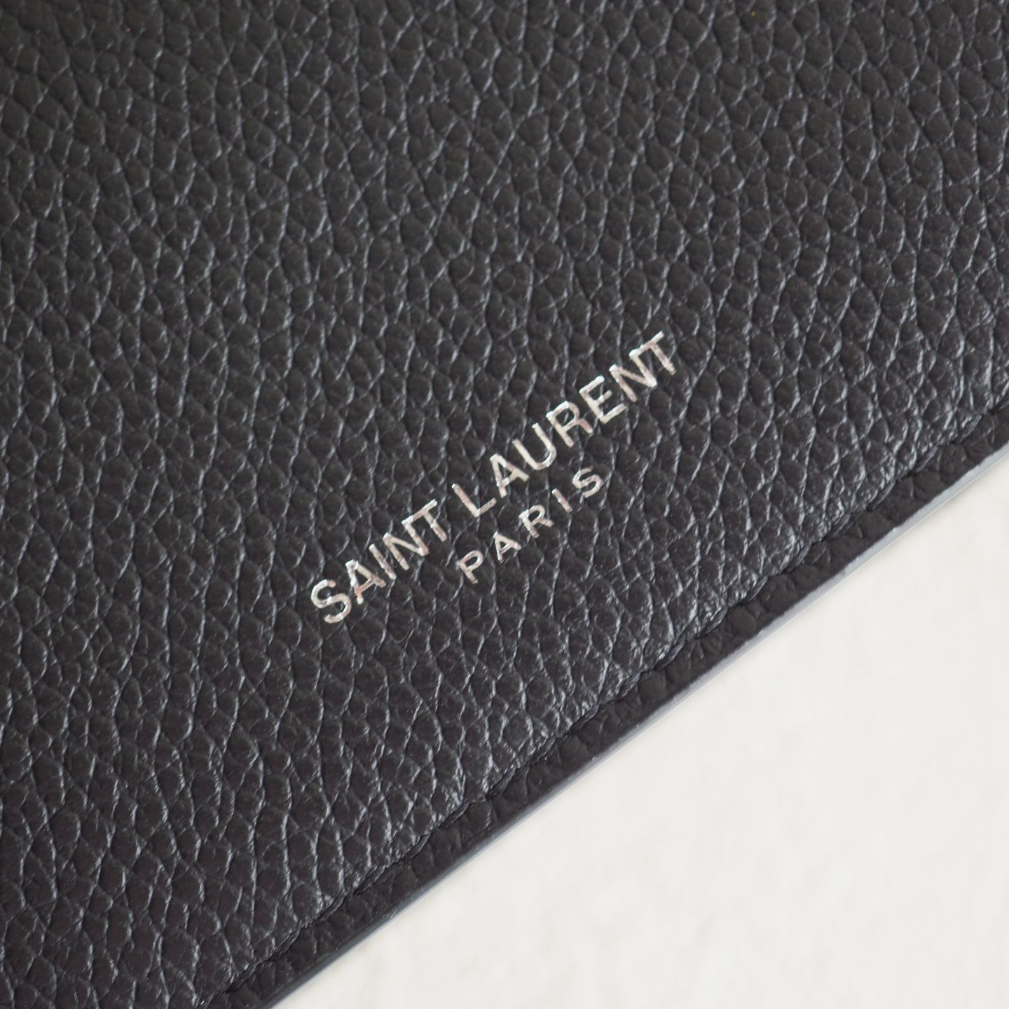 未使用極美品☆ サンローラン SAINT LAURENT コンパクトウォレット 三