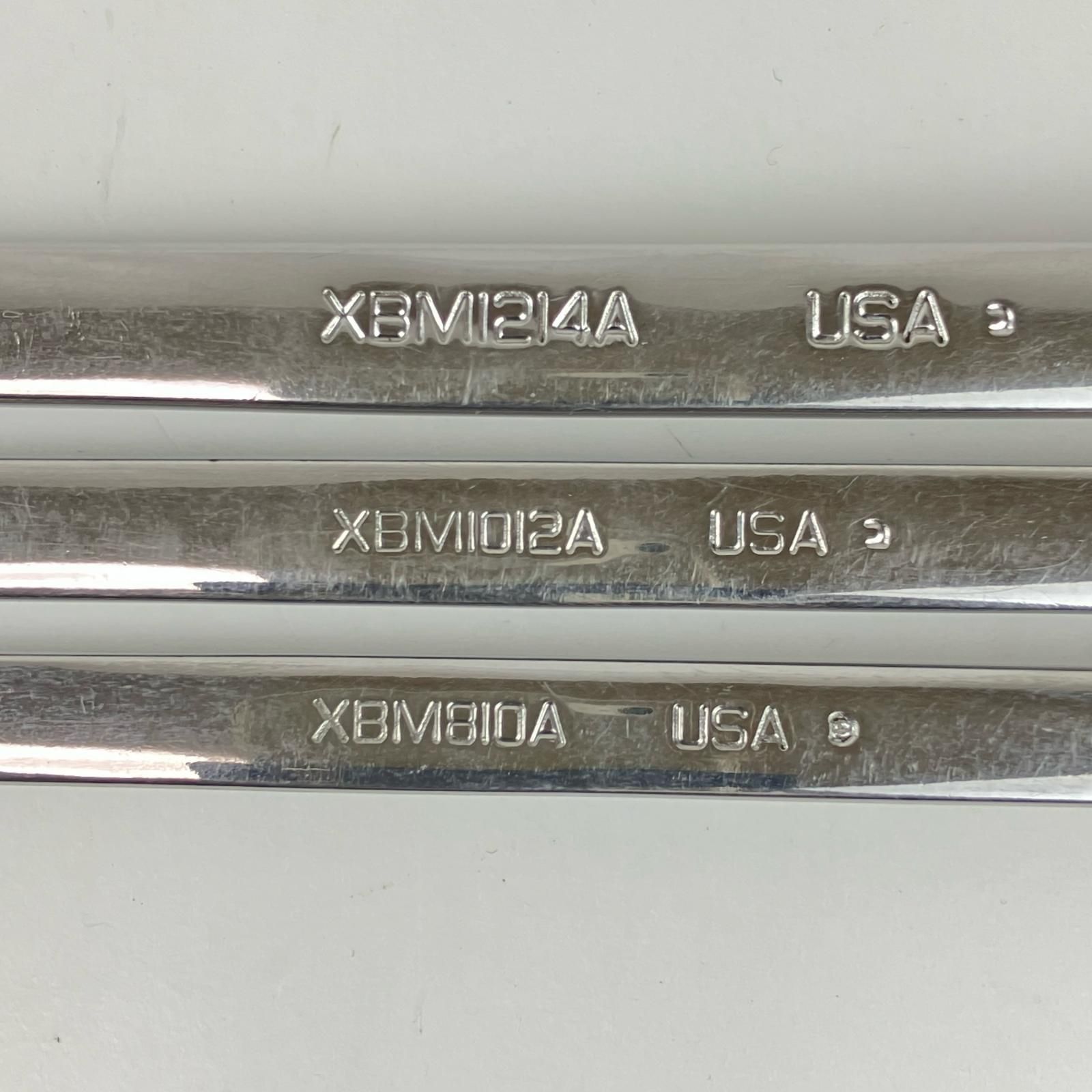 ЗЗSnap-on スナップオン 10°オフセットメガネレンチ 3本組 本体のみ XBM810A XBM1012A XBM1214A HRDEVELOPMENT_JP