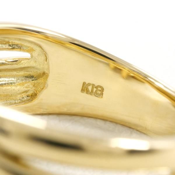 K18YG リング 指輪 12号 カルセドニー 総重量約6.4g - メルカリ