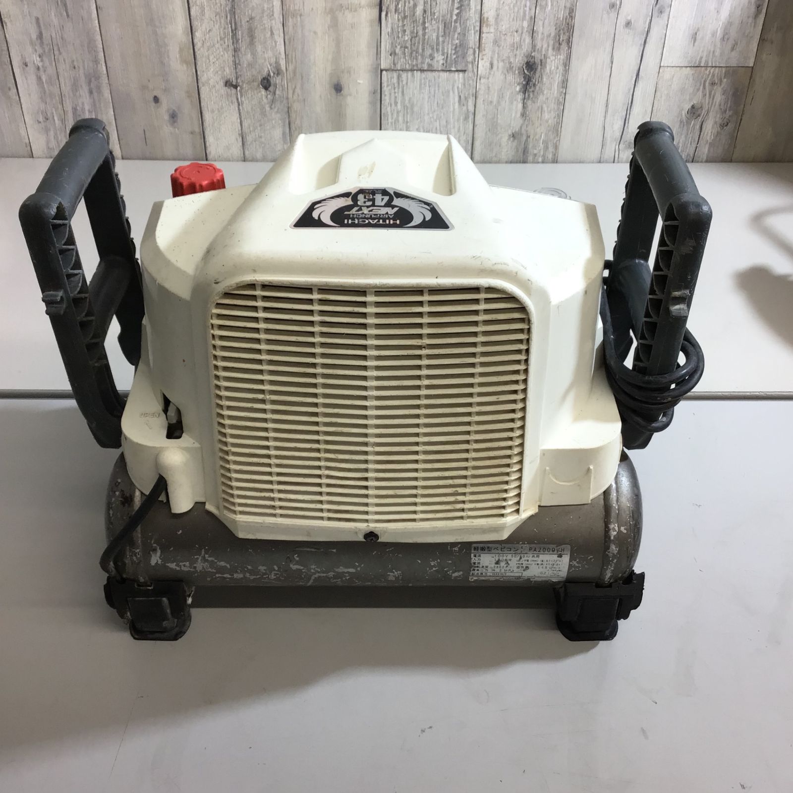 中古品】☆日立産機 HITACHI 常圧 高圧エアコンプレッサー PA2000VH 