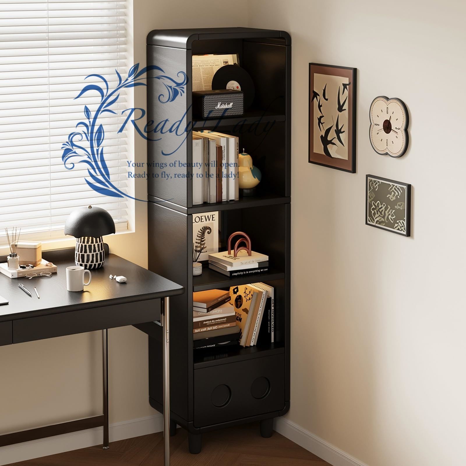 無垢材子供用本棚 本 収納マルチレベル収納棚 教科書収納 子供部屋 業務用 絵本 マンガ収納に最適 150cm 59in