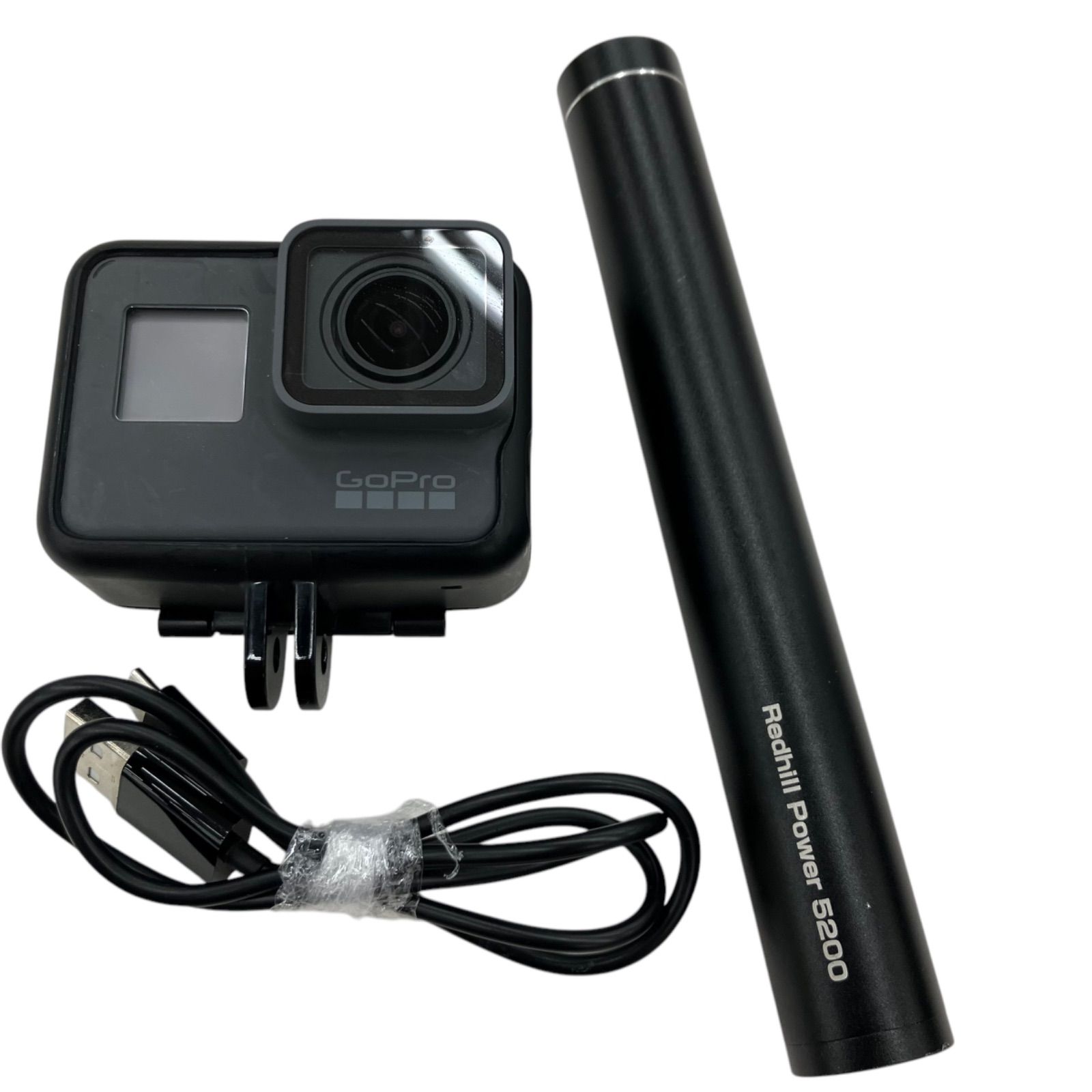 186001 現状品 アクションカメラ GoPro HERO5 BLACK モバイルバッテリー 2点