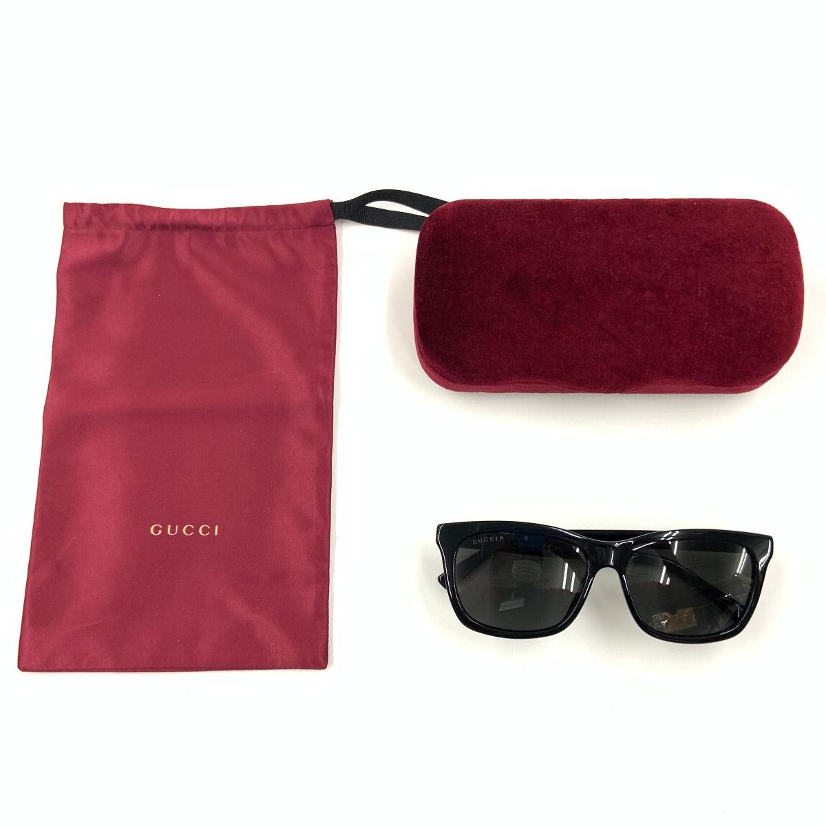 〇〇GUCCI グッチ シェリーライン サングラス GG0449S 002 53□19 145  