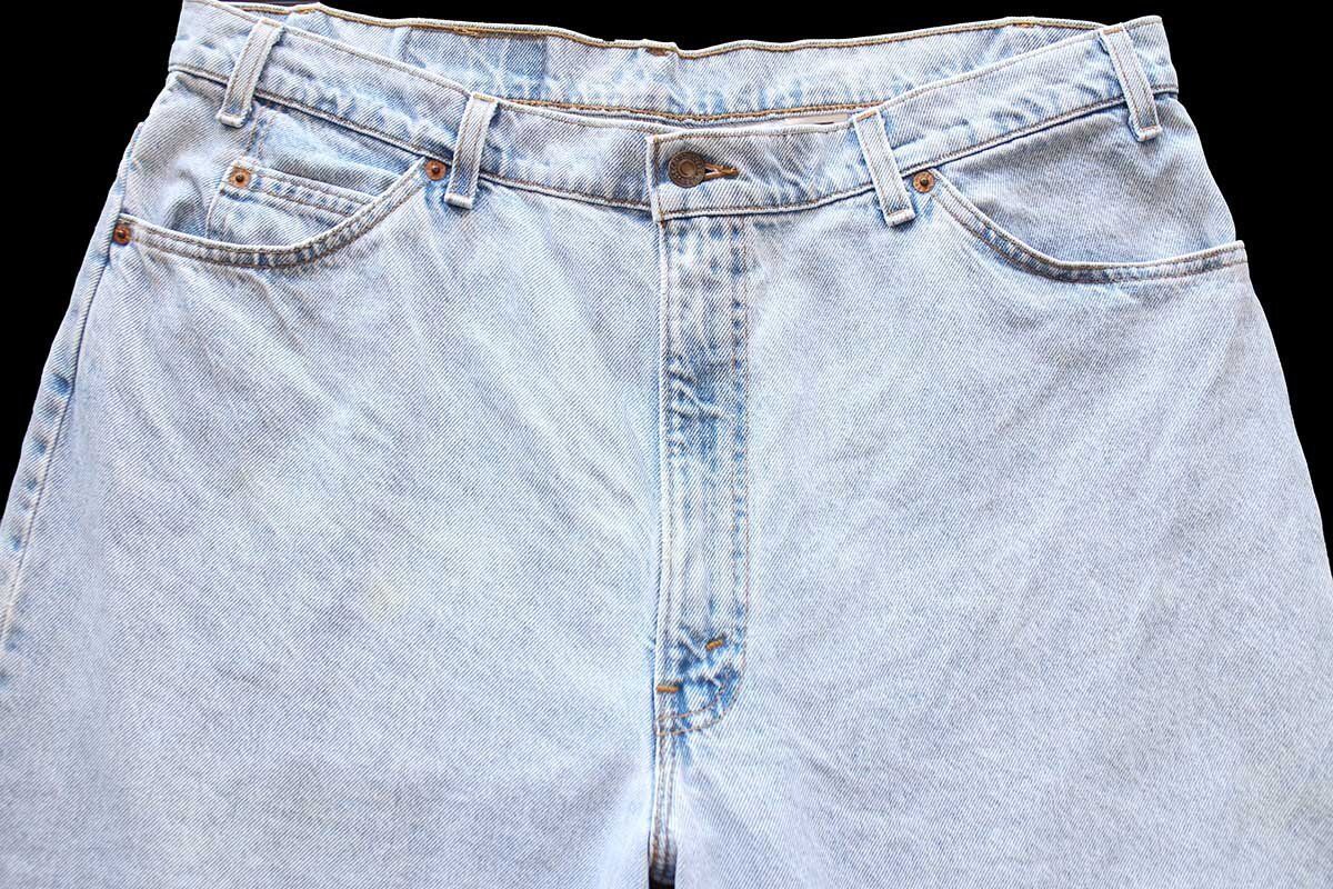 リーバイス560 W34 L32 アイスブルー　levi's テーパード Levi's 90s USA製 Levi'sリーバイス 560 デニムパンツ アイス
