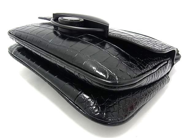 □新品同様□ KENZO ケンゾー タリ クロコダイル型押しレザー 2WAY