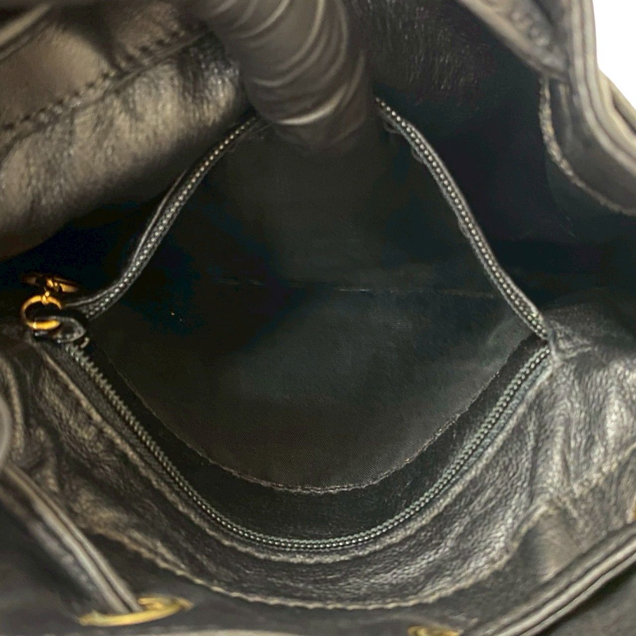 極 美品 GUCCI グッチ オールドグッチ ホースビット ロゴ 金具 レザー 