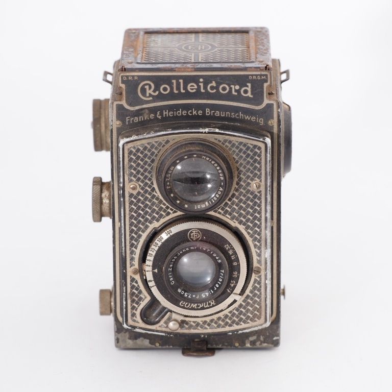 Rolleicord I ローライコード1型 Triotar 75mm F4.5 二眼レフ Art Deco 金ピカコード