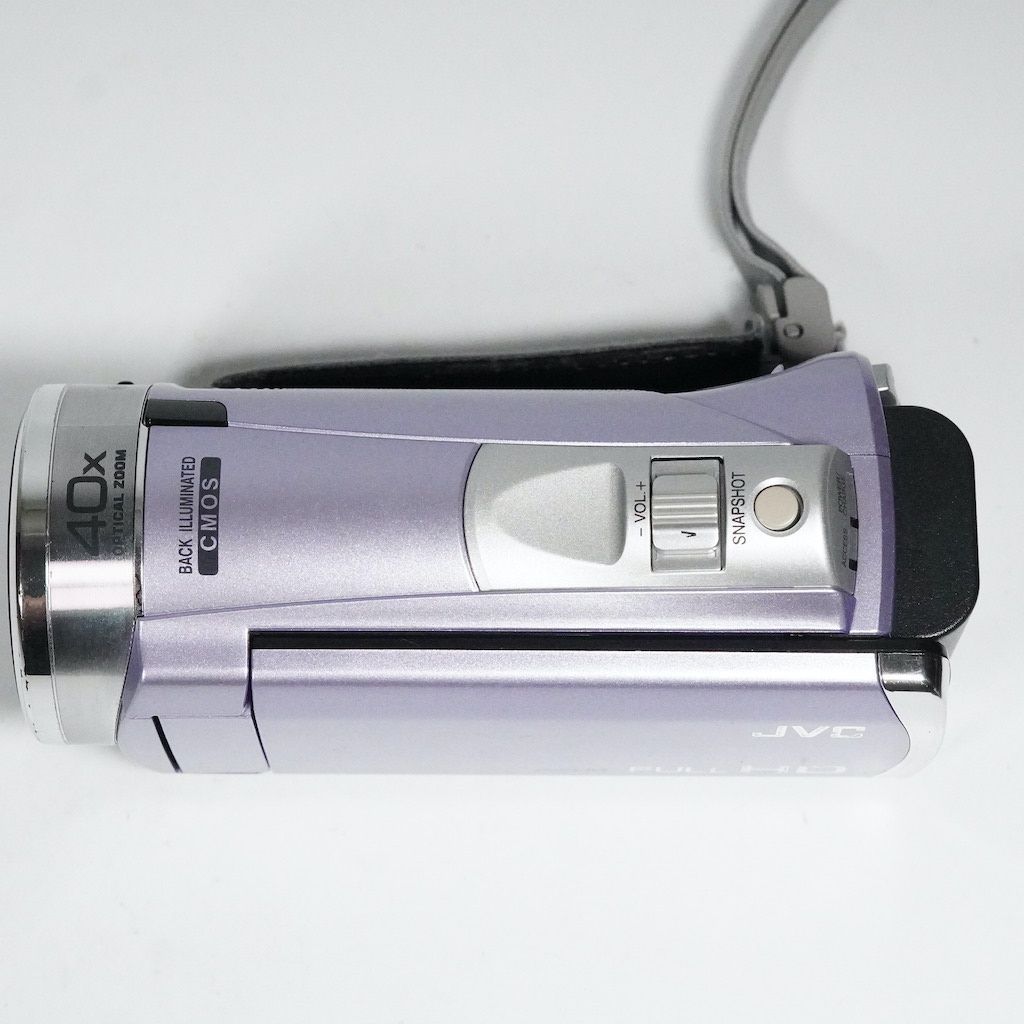 Victor JVC Everio GZ-HM33-Vバイオレット　動作確認済み JVC Victor Everio GZ-HM33-V バイオレット 動作OK 返金保証