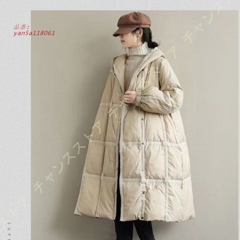 ダウンコート ダウン コート ダウンジャケット アウター 上着 防寒細見え レディース ロング 暖かい ミセス ファスナー 冬大きいサイズ 秋 上品 ロングコート yan5a118061