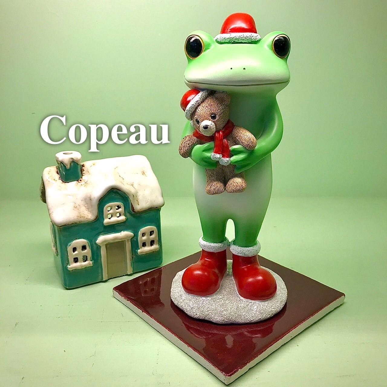 ダイカイコポー《Copeau》★Christmas★ガーデン　テディベアとカエル