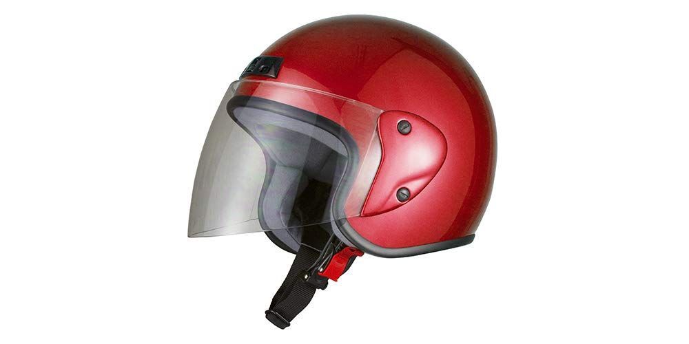 【特価商品】FREE 7204 (頭囲 レッド ジェット 57cm~60cm未満) バイクヘルメット バイクパーツセンター