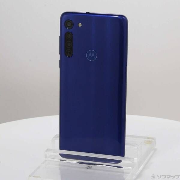 中古品〕 Moto G8 64GB ノイエブルー PAJG0000JP SIMフリー【344