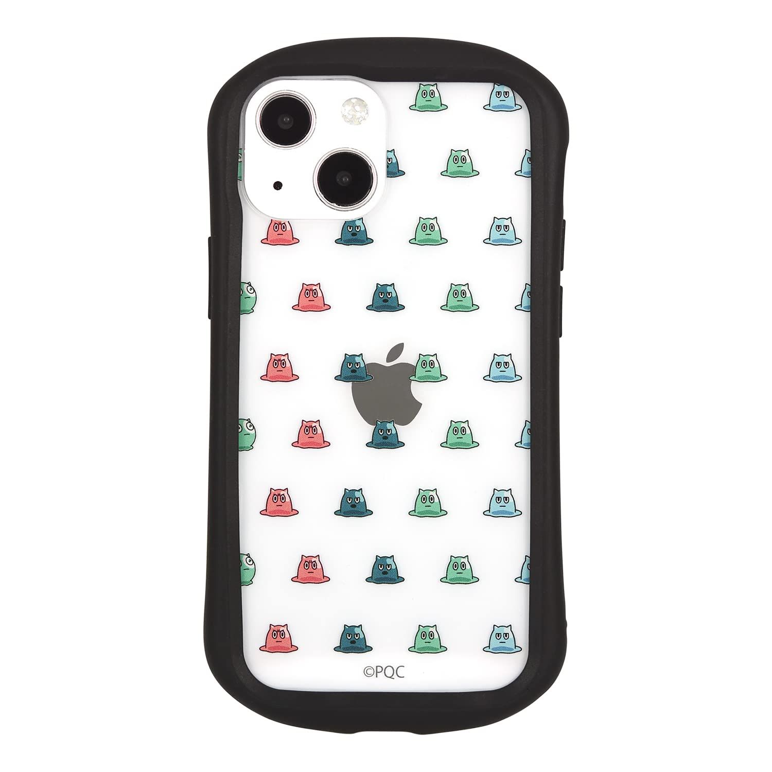 【在庫処分】ハイブリッドクリアケース mini(5.4インチ)対応 イムラ mini/12 iPhone13 PQ-16B ポンコツクエスト グルマンディーズ