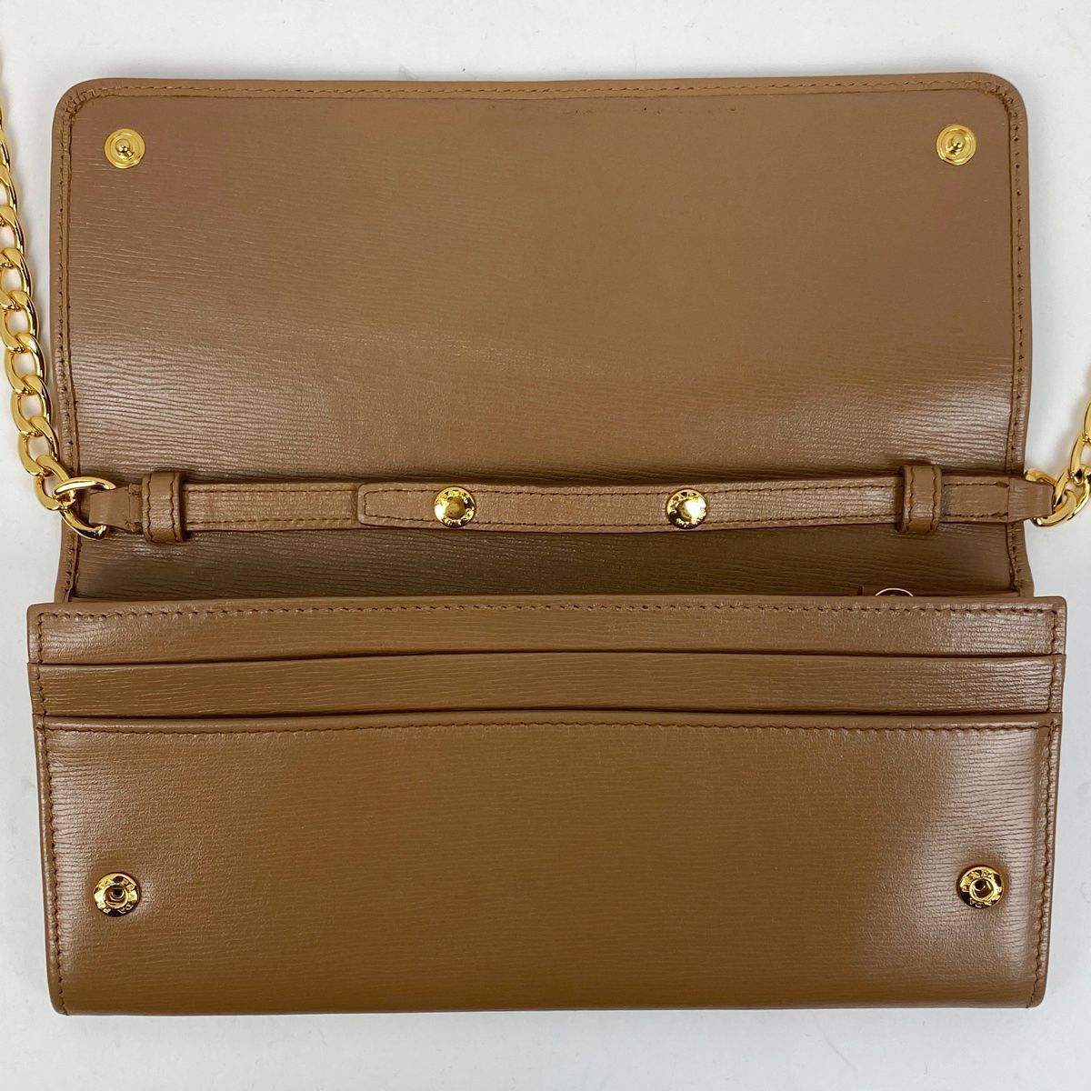 プラダ PRADA ショルダーウォレット レザー 2way 長財布 ブラウン 三越伊勢丹 | PRADA/プラダ_Women通販 | スタッズドレザー