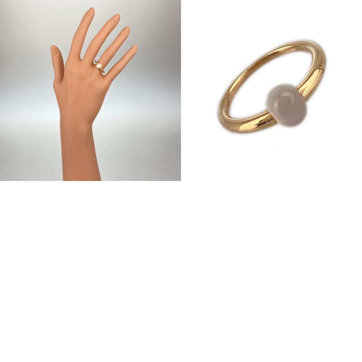 お値下げしました☆ ポメラート マーマノンマーマ　ムーンストーンリング　12号 Pomellato ポメラート マーマ ノン マーマ リング 指輪 12号 18金 K18