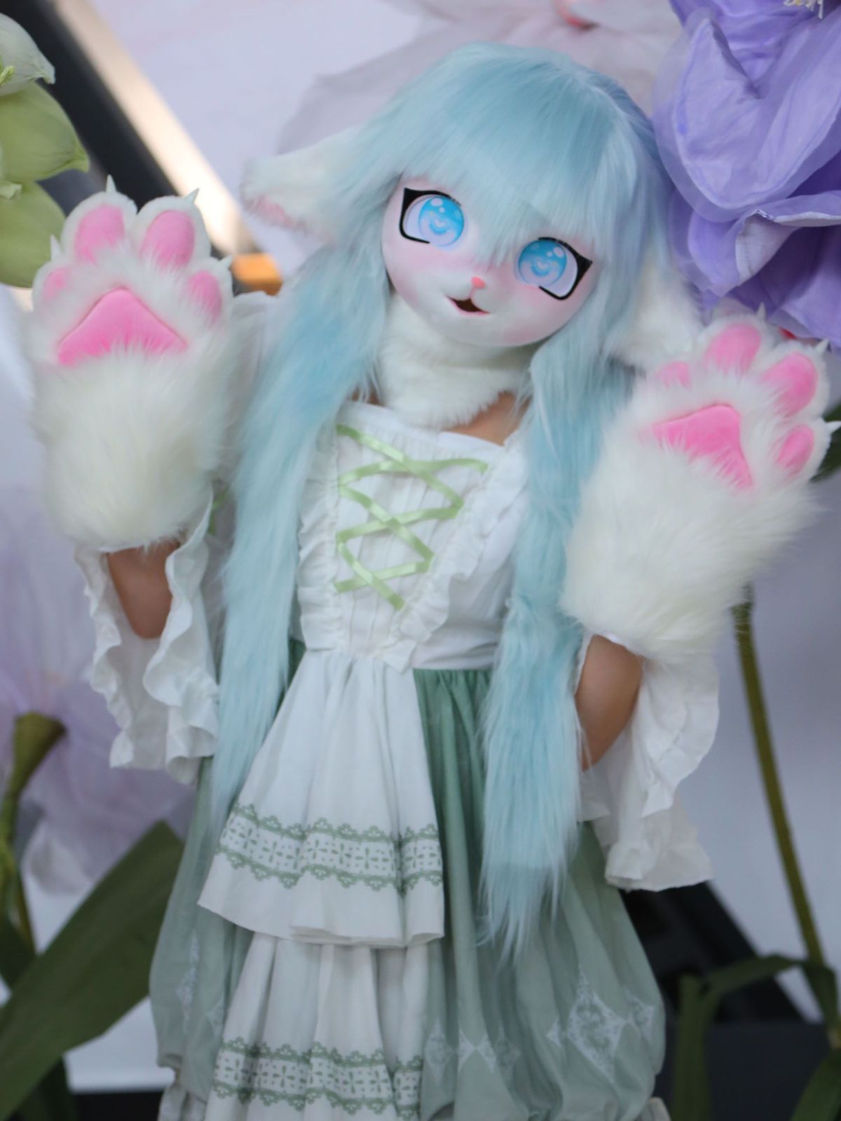 ケモノ着ぐるみ ヘッド fursuit コスプレ 猫ちゃん kigurumi コスプレ道具 - メルカリ