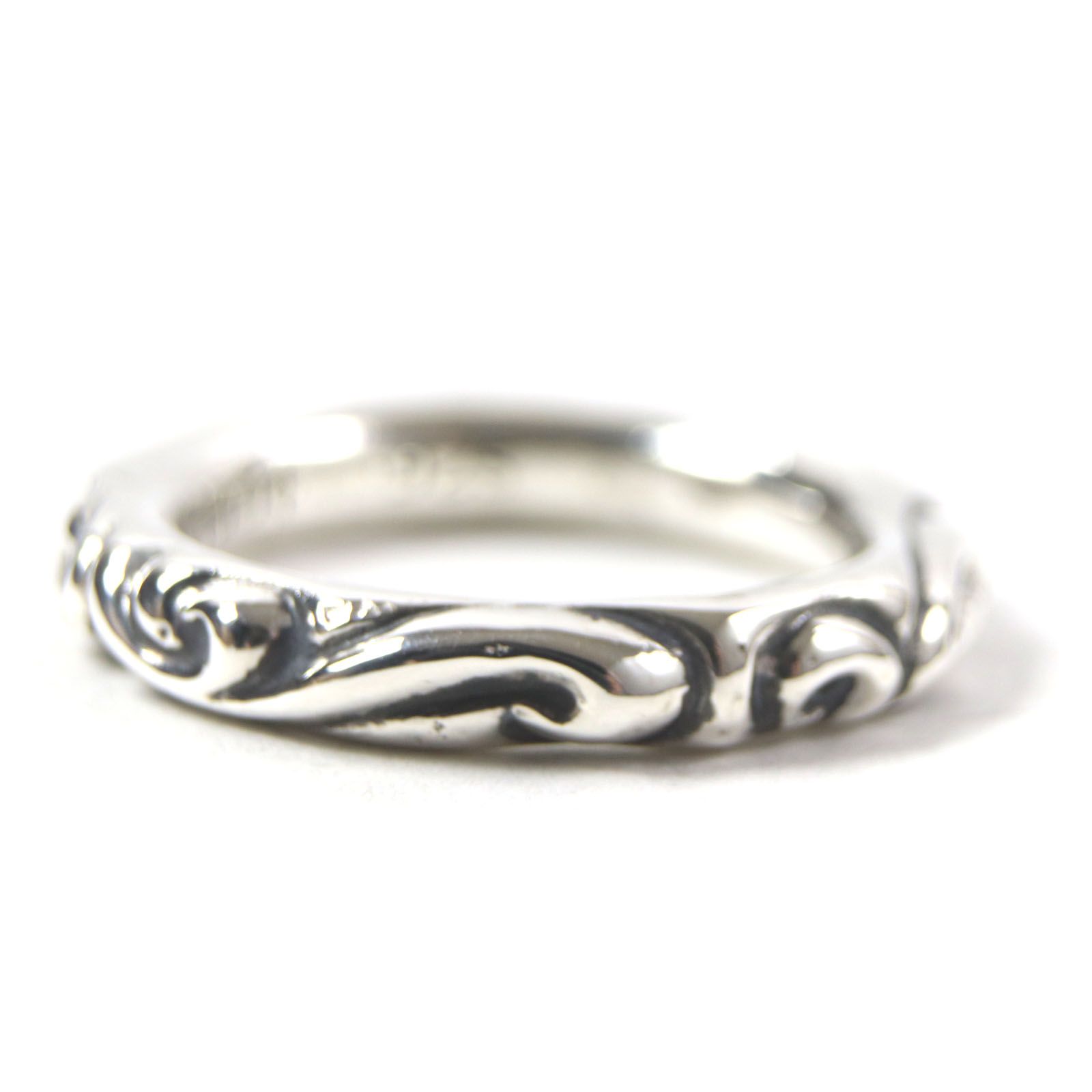 極美品▽CHROME HEARTS クロムハーツ SCRL BAND スクロール