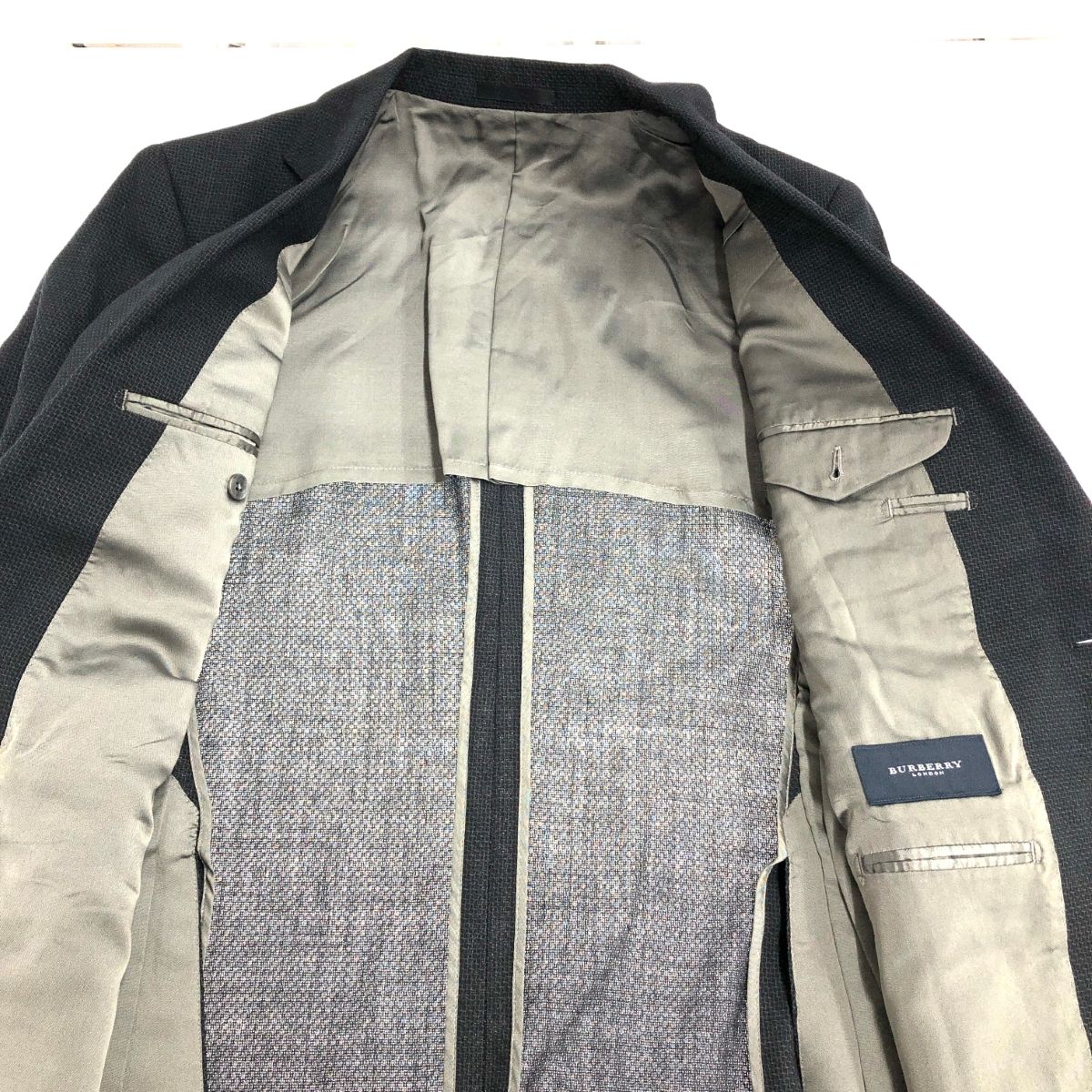 BURBERRY LONDON バーバリーロンドン 2B ジャケット サイズ:表記なし  グレー  メンズ 　240002225377 BURBERRY LONDON バーバリーロンドン 2B ジャケット サイズ:表記なし