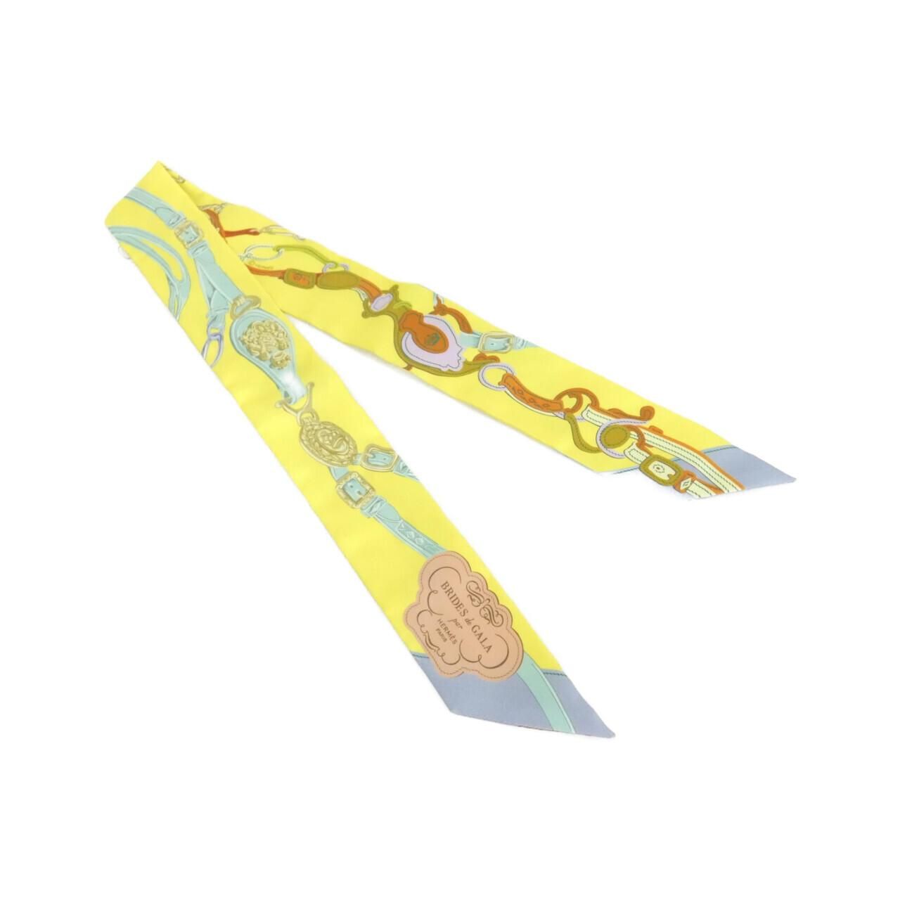 ♥品 エルメス BRIDES DE GALA APPLIQUE ツイリー 063940S スカーフ