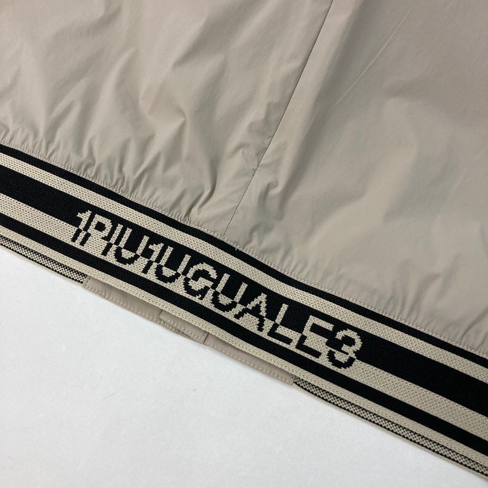 サイズ：6 1PIU1UGUALE3 GOLF  メッシュ裏地付 異素材切替 半袖ジャケット  ベージュ系 [240101481002] ゴルフウェア メンズ ストスト サイズ：6 1PIU1UGUALE3 GOLF メッシュ裏地付 異素材切替 半袖