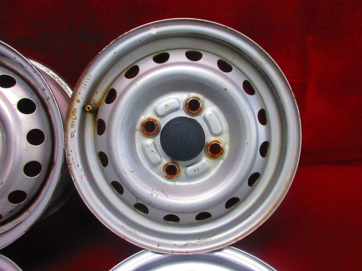スチール ホイール 4本 ダイハツ ハイゼット アトレー 純正 12×4.00B 4