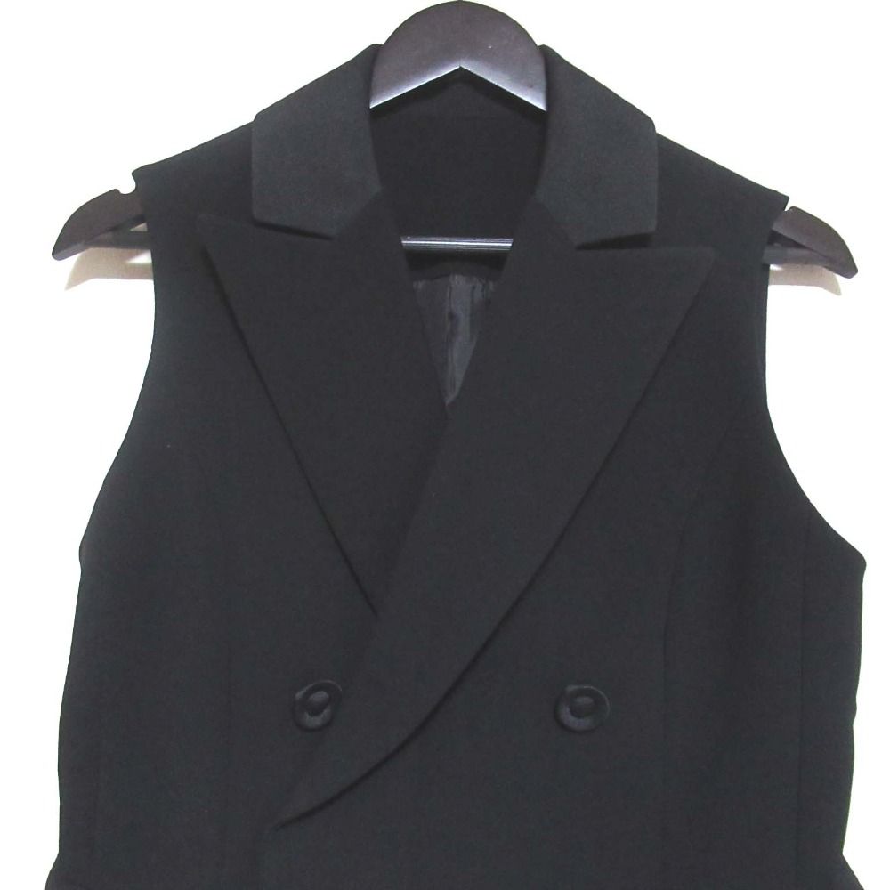 美品 Cygne シーニュ スワンジレ Valerie ダブルブレスト ベスト