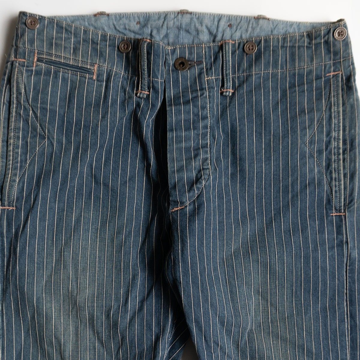 名作】RRL【WABASH STRIPE TROUSER】28 ウォバッシュトラウザー パンツ 