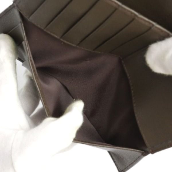 0520CA クロコ 長財布 カイマンベリー 2つ折 長財布 ニコチン - メルカリ