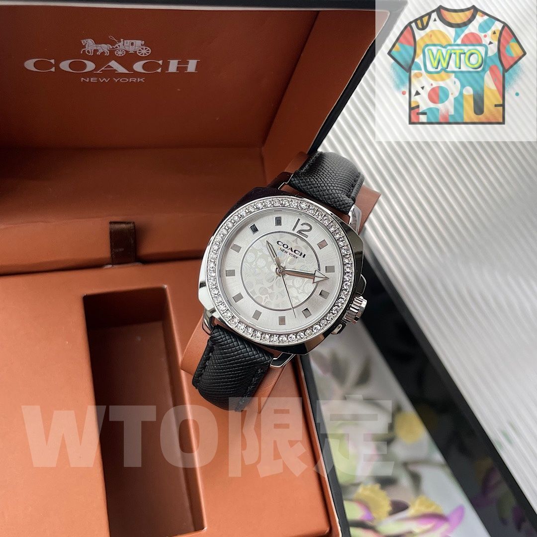 COACH コーチ レディース腕時計 36mm｜スワロフスキークリスタル