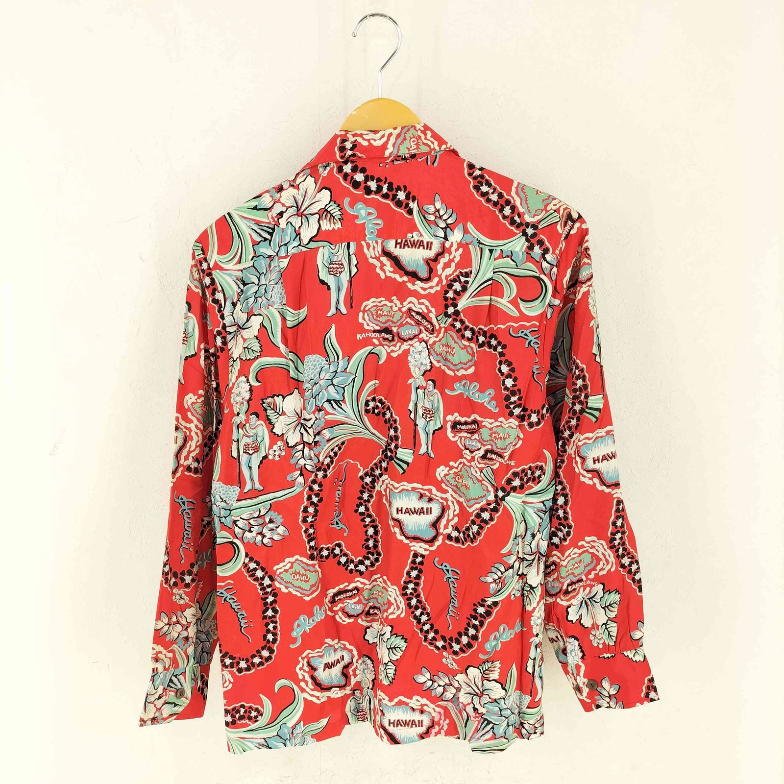 ユーズドフルギ 古着 Pineapple Juice L|S アロハ シャツ メンズ import S