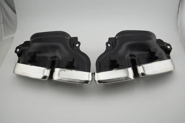 BENZ ベンツ E63 AMGスタイル w212 | w222 | w205 | r231 | w218 | s65 | s63 | e63 ステンレス製マフラーカッター 2個セット