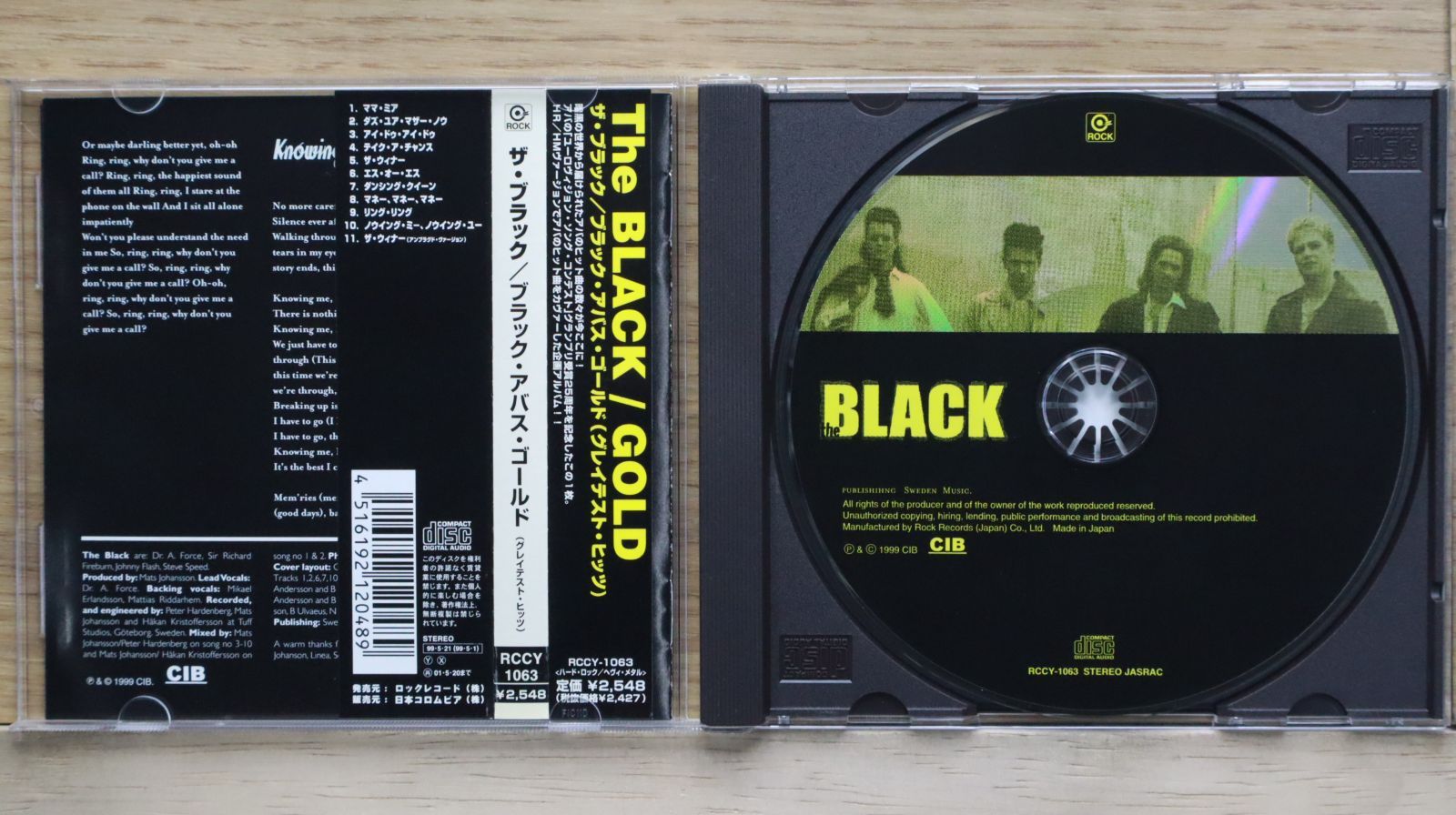 国内盤CD☆ブラック/Black□ ブラック・アバス・ゴールド