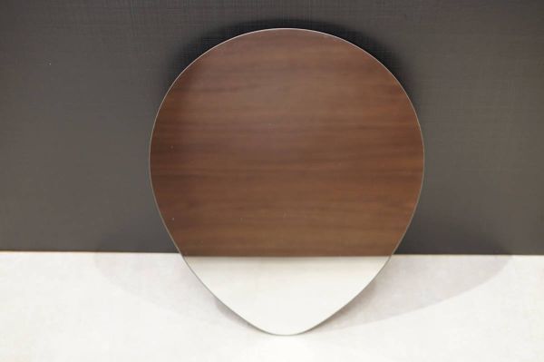 Hills☆BoConcept Pebble ミラー 鏡 ボーコンセプト デザイナーミラー | インテリアをグレードアップ - ブラウン