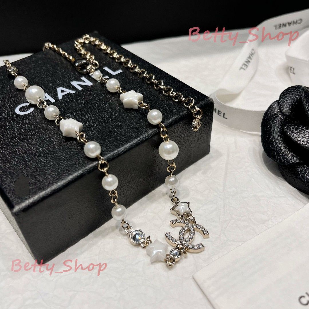 新品未使用 Chanelシャネルパールクリスタル星ネックレス R1436 - メルカリ