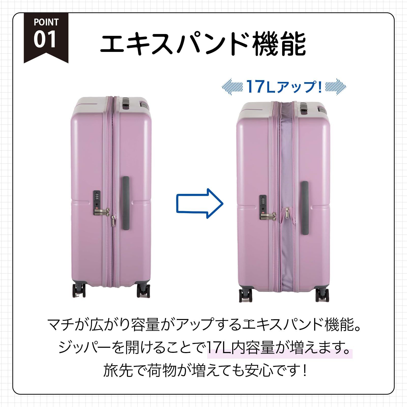 No.05893 ファームロード Lサイズ スーツケース ACE