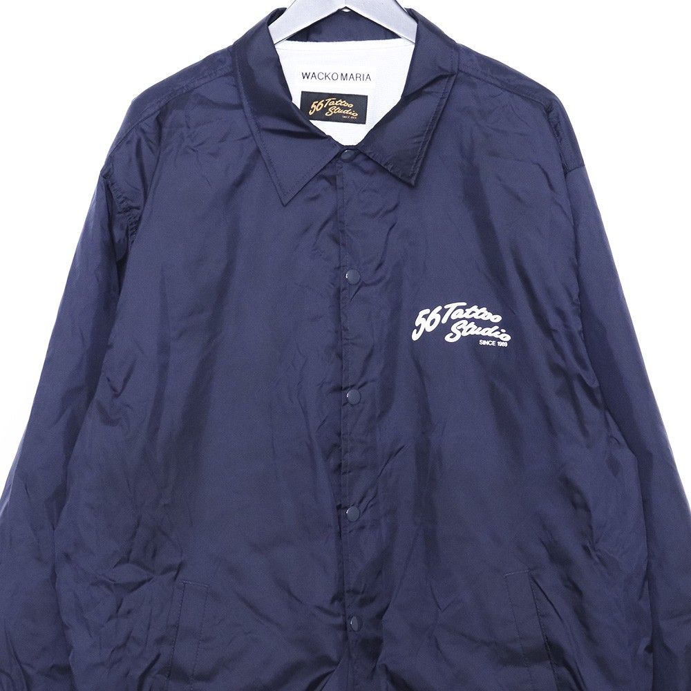 ワコマリア 56 TATTOO STUDIO コーチジャケットXL 56 TATTOO STUDIO / COACH JACKET【BLACK】｜WACKO MARIA